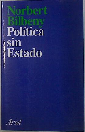 Cover of the book “Política sin estado” by Norbert Bilbeny